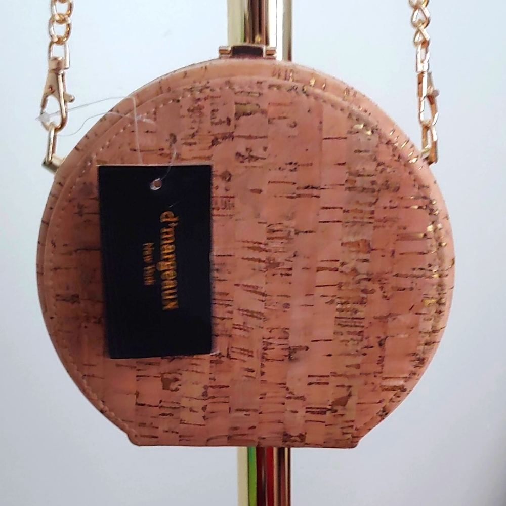 Brand new cork, shoulder strap purse